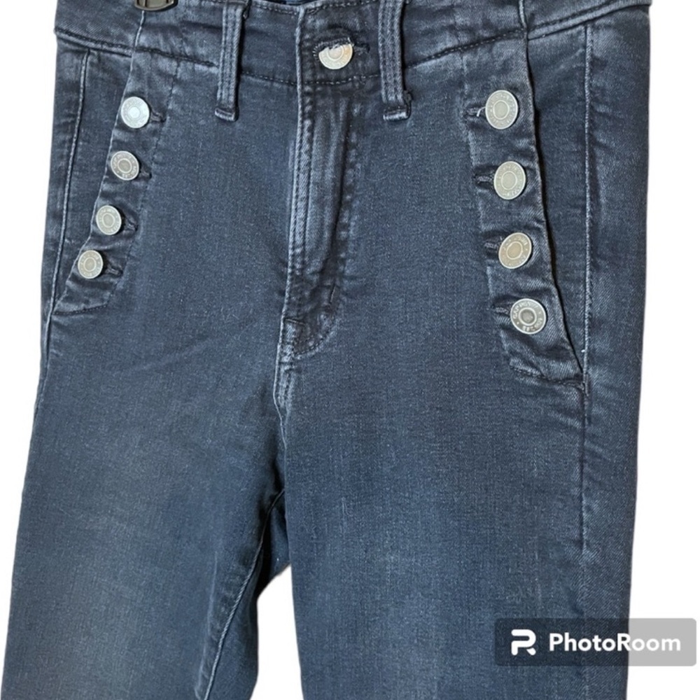 GAP Women's Dark Wash Scarpa High Rise Legging Jeans Size 31 - Picture 2 of 4